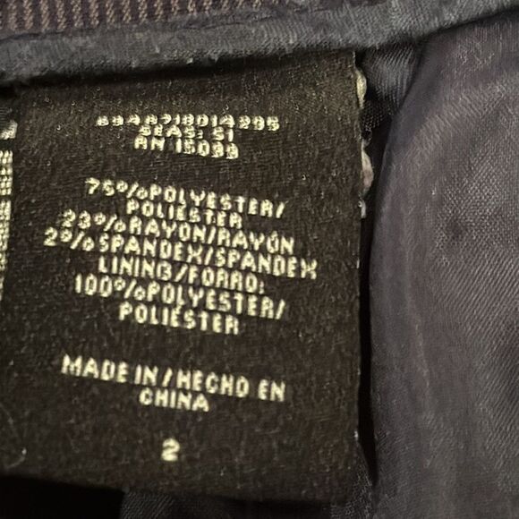 Apostrophe Navy Pencil Skirt Size 2 - Picture 5 of 10